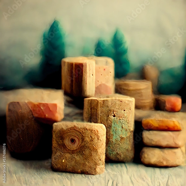 Obraz Wooden blocks