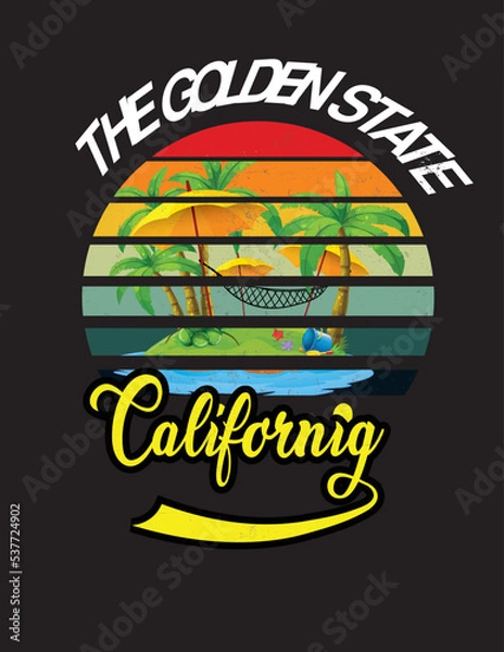 Obraz THE GOLDEN STATE