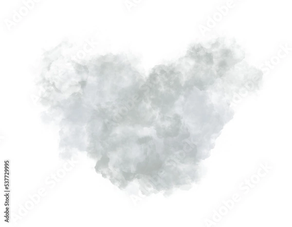 Obraz realistic smoke shape isolated on transparency background ep 05