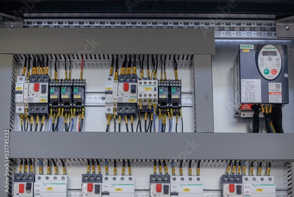 Obraz panel with cables