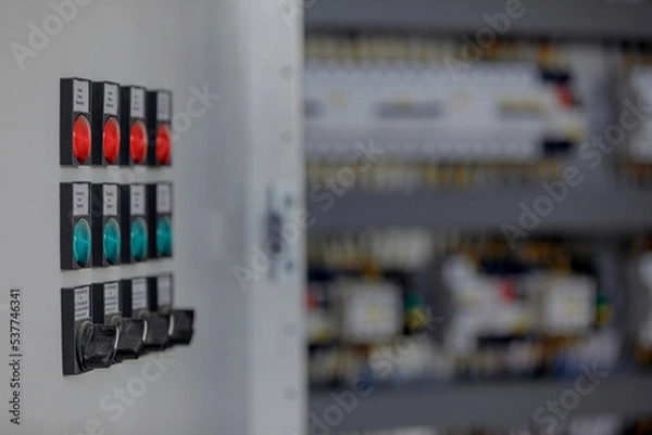 Obraz control panel in a factory