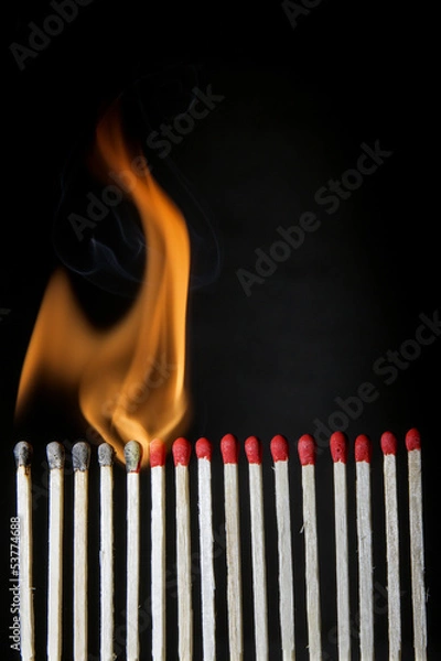 Obraz Abbrenne hochformat 3