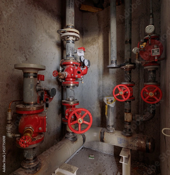 Obraz valves and pipes