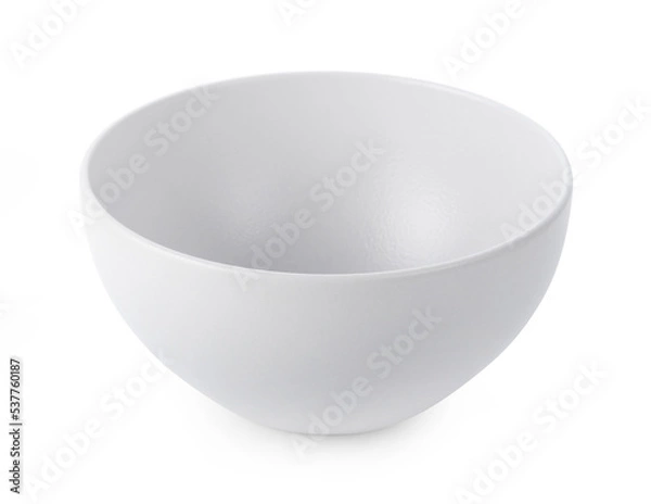 Obraz empty bowl isolated on white background.