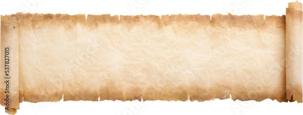 Obraz old parchment paper scroll sheet vintage aged or texture background