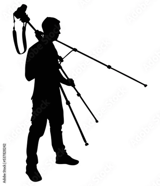 Obraz photographer taking a picture