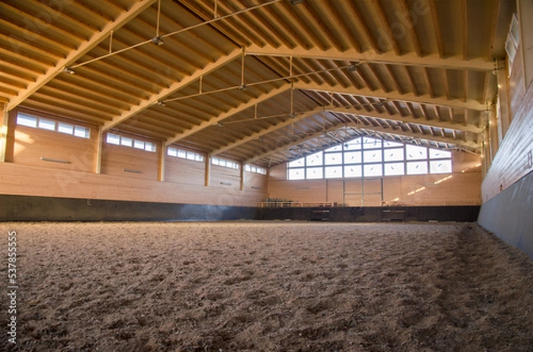 Obraz empty training horse arena