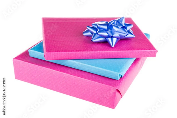 Obraz Wrapped gifts isolated on white