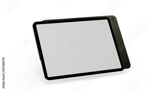 Fototapeta Tablet pc  computer with blank screen 3d