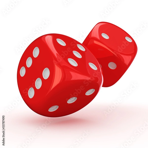 Obraz Rolling dice