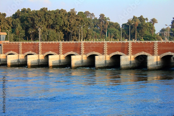 Obraz bridge over the river Egypt 