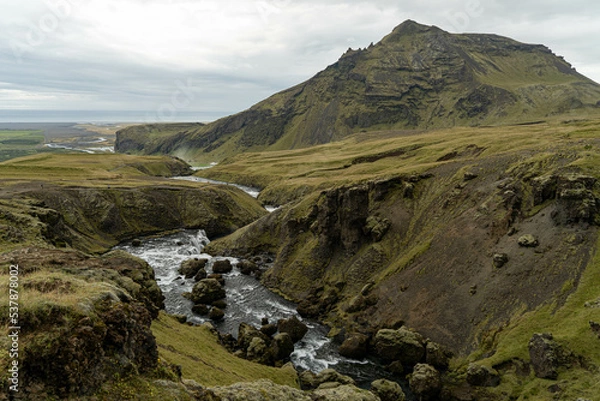 Obraz Über dem Skógá