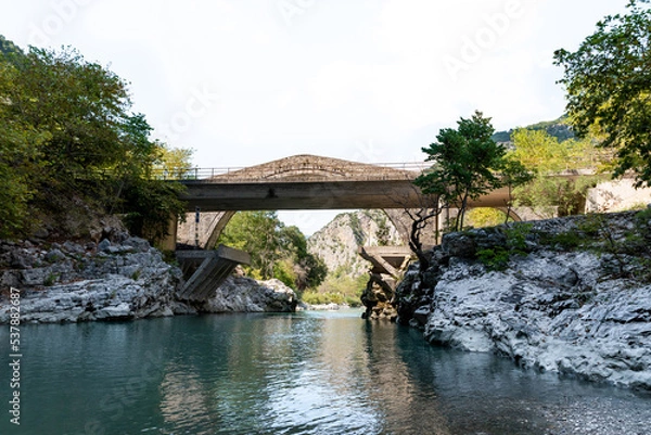 Obraz  Arachthos River at National Park of Tzoumerka, Greece