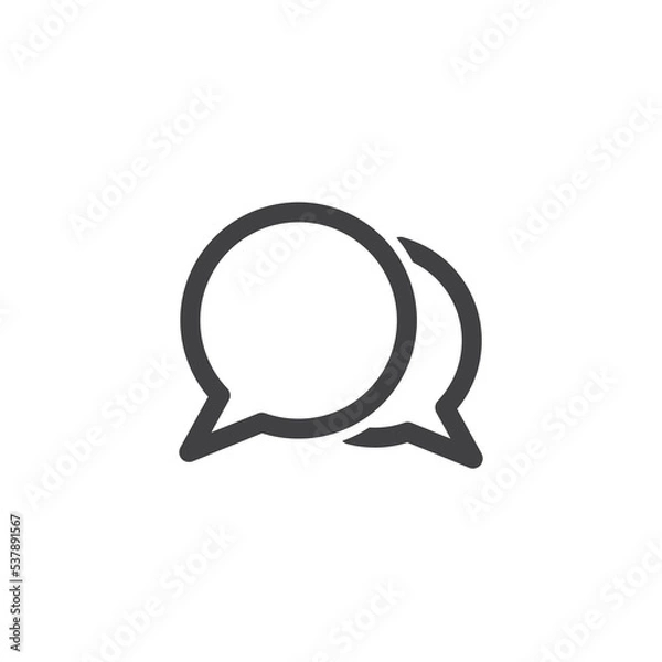 Obraz Bubble chat icon