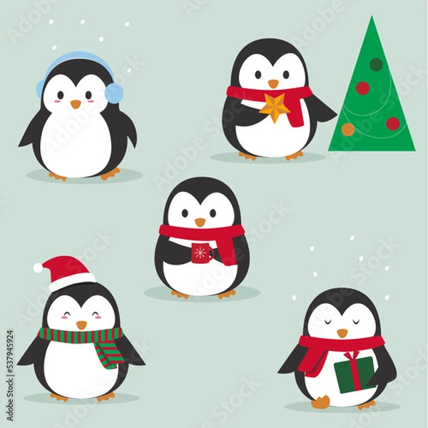 Obraz Cute Penguin Pack