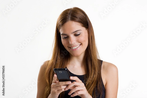 Obraz Llamando por teléfono