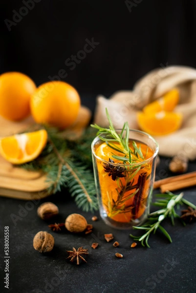 Fototapeta zimowa herbata