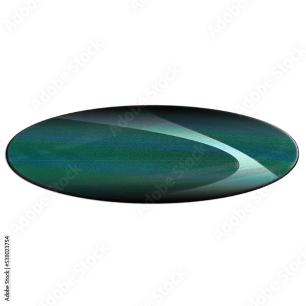 Fototapeta Abstract transparent oval border element.