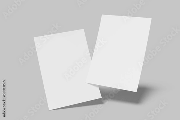 Obraz A4 Flyer Blank Mockup