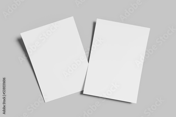 Obraz A4 Flyer Blank Mockup