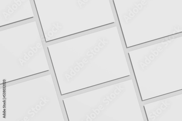 Fototapeta Postcard Blank Mockup