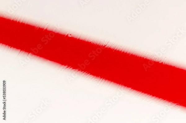Obraz White and red colors paper texture background. Motion blur texture background. Place for text. Abstract rain lines. White and red abstract pattern.