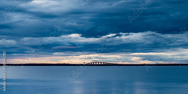 Obraz clouds over the sea