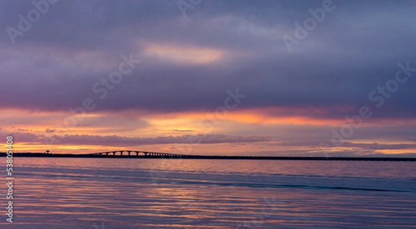 Obraz sunset over the sea