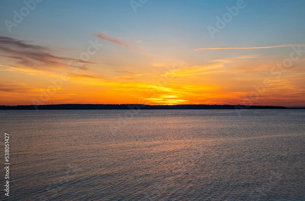 Fototapeta sunset on the beach