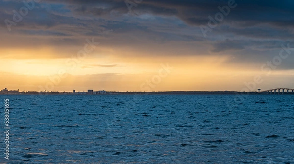 Obraz sunset over the sea