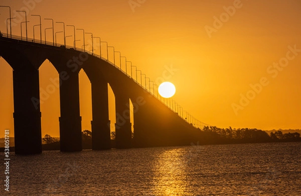 Fototapeta bridge over river