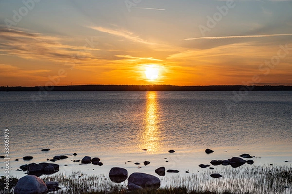 Obraz sunset on the beach