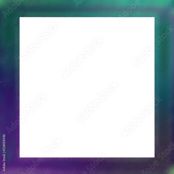 Fototapeta Abstract transparent glitch art border element.