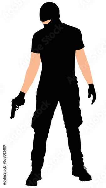 Obraz robber with mask