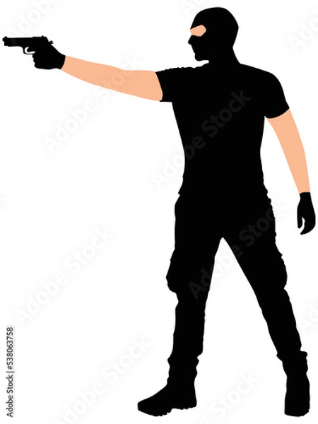 Obraz robber with mask