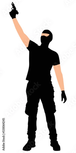 Obraz robber with mask