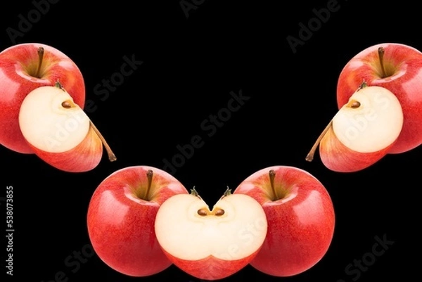 Obraz 3d render illustration, Unique picture of fruit