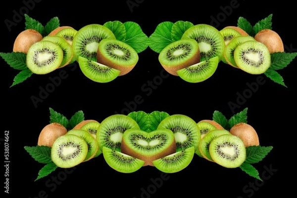 Obraz 3d render illustration, Unique picture of fruit
