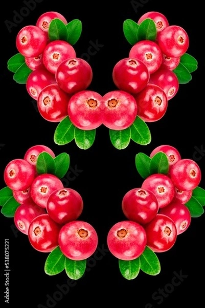 Obraz 3d render illustration, Unique picture of fruit