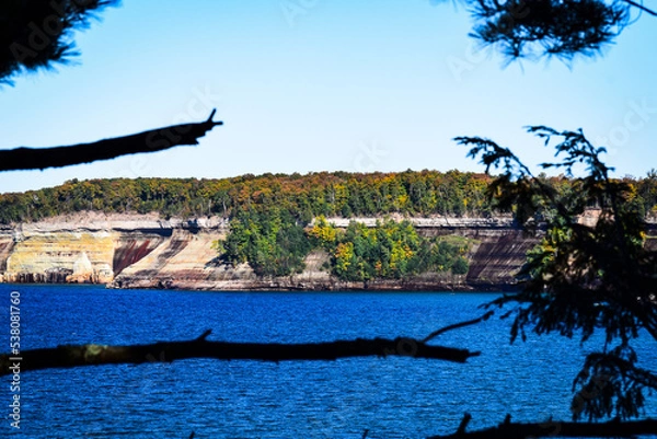 Obraz Pictured Rock Cliffs
