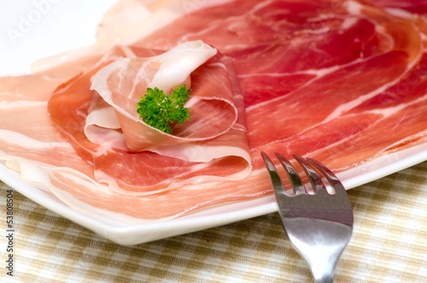 Obraz Parma ham. Italy.
