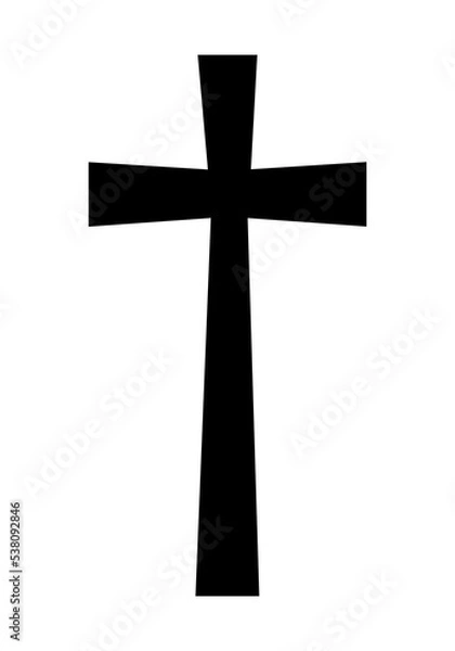 Fototapeta Simple Christian Cross PNG Image