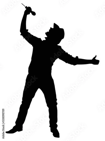 Fototapeta player silhouette