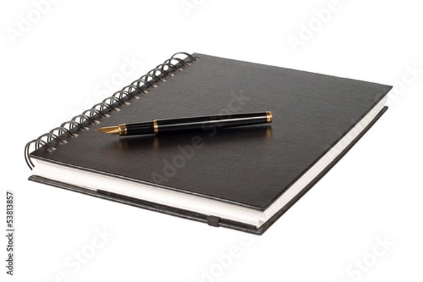 Obraz notebook and pen