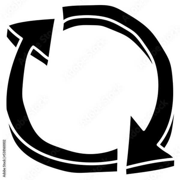 Fototapeta REFRESH glyph icon