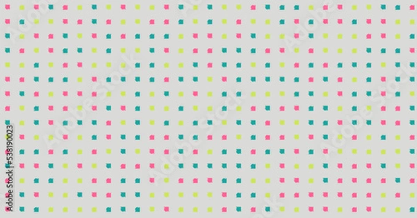 Fototapeta Abstract Color Halftone Dots generative art background illustration