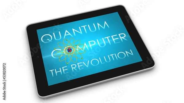 Fototapeta Quantum computer_The revolution of computing