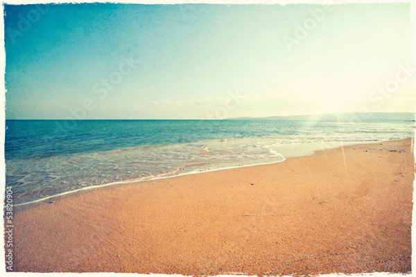 Obraz Vintage beach background