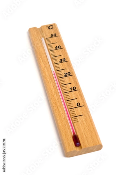 Obraz Wooden thermometer