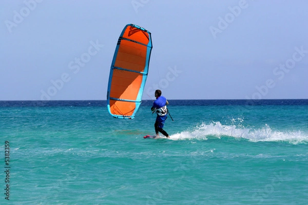 Obraz kitesurfing
